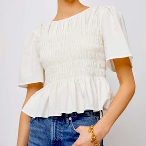 NWT! Rails Rosie Top in white